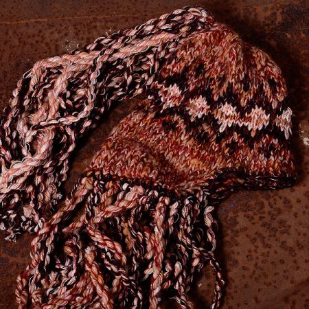 Ručně pletená čepice Marlen "dreďačka"