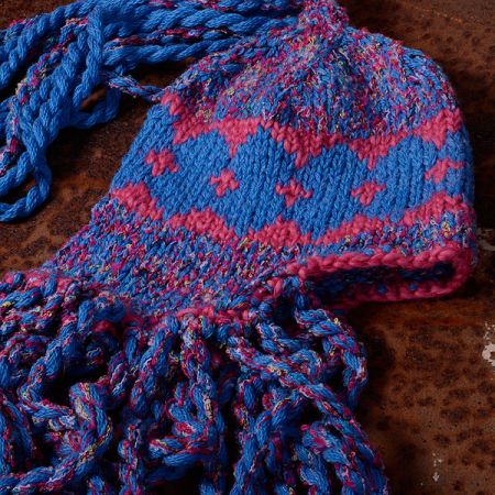 Ručně pletená čepice Marlen "dreďačka"