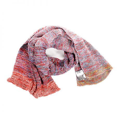 Šála pletená MarLen modrovínový melír