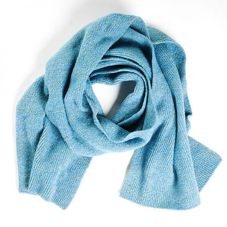 Šála pletená MarLen modrošedý melír