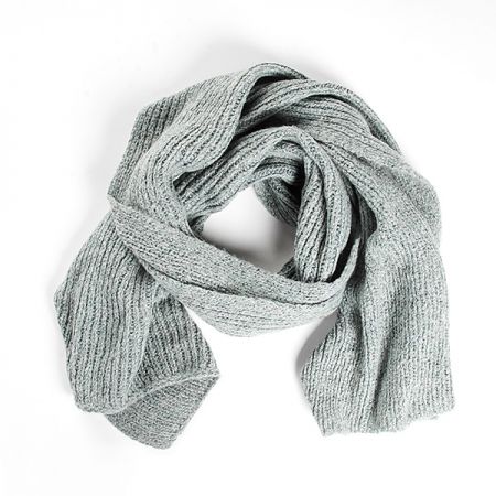 Šála pletená MarLen světlemodrošedý melír