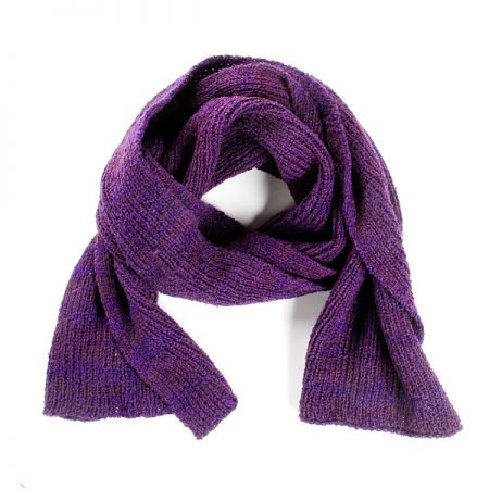 Šála pletená MarLen fialový melír