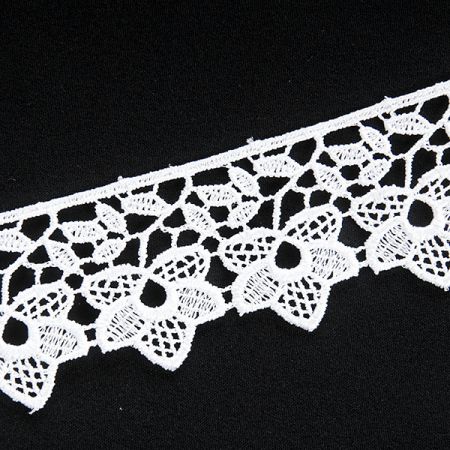 Krajka lem květinový vzor