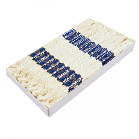 MOULINE vyšívací příze Níťárna smetanová 1102