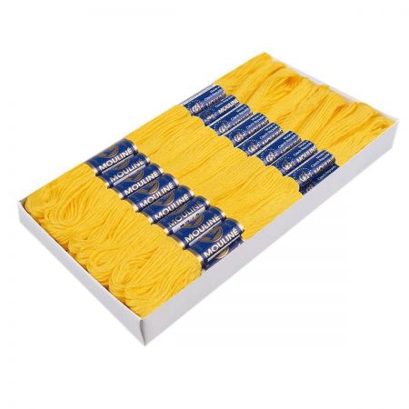 MOULINE vyšívací příze Níťárna žlutá 1652