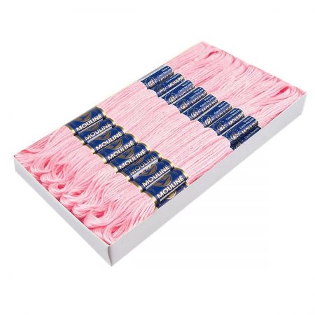 MOULINE vyšívací příze Níťárna pastel růžová 3212