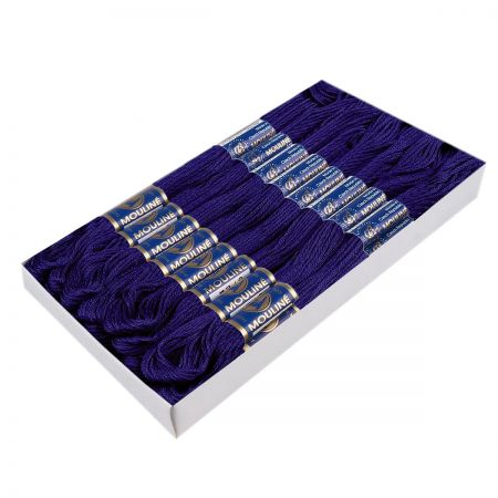 MOULINE vyšívací příze Níťárna modrá 5082