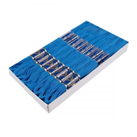 MOULINE vyšívací příze Níťárna st.modrá 5552