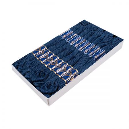 MOULINE vyšívací příze Níťárna tmavší modrá 5872