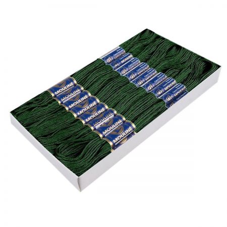 MOULINE vyšívací příze Níťárna sv.zelená 6662