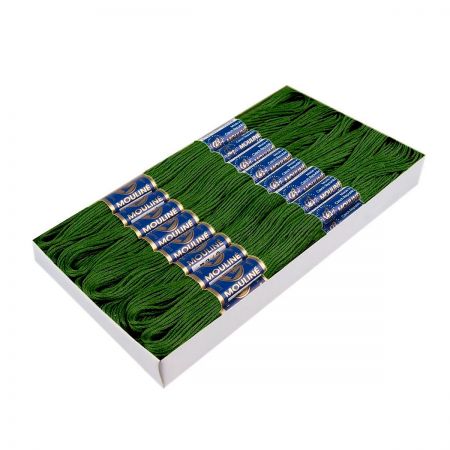 MOULINE vyšívací příze Níťárna zelená 6692